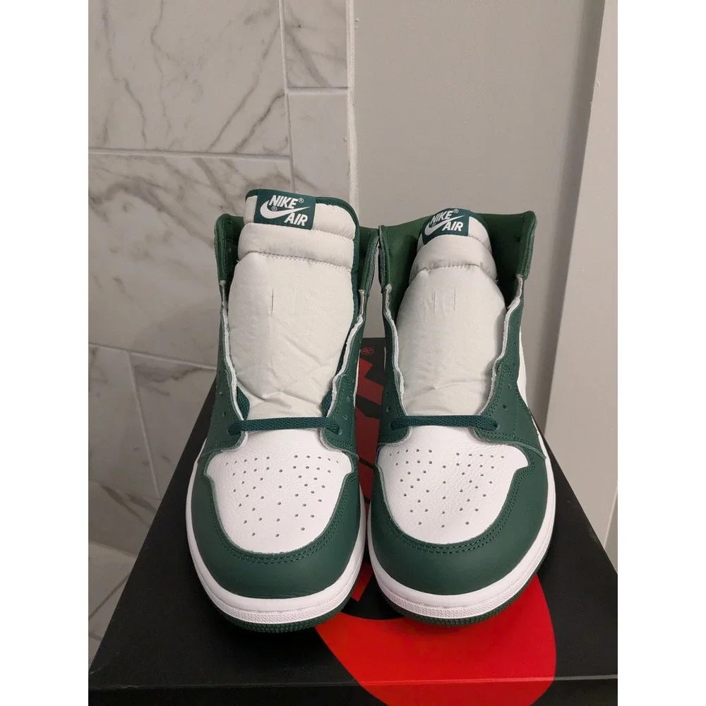 Air Jordan 1 Retro High OG‎ Gorge Green Metallic Silver DZ5485-303 Size 14